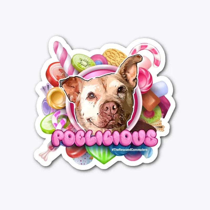 Poelicious Die Cut Sticker is Back!